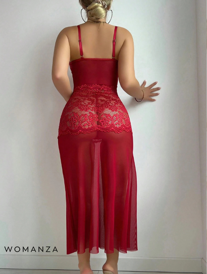 Elegant Dress With Lace